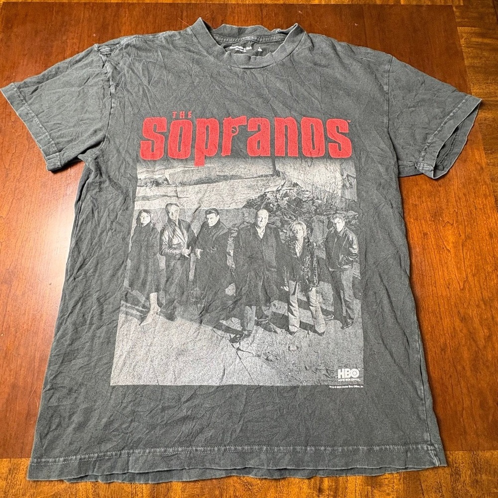 The Sopranos HBO Abercrombie & Fitch Graphic Tee Size L